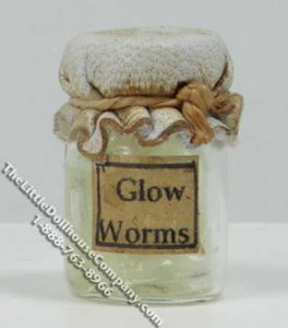 (image for) Miniature Jar of Glow Worms