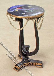 (image for) Miniature Decorated Plant Stand for Dollhouses