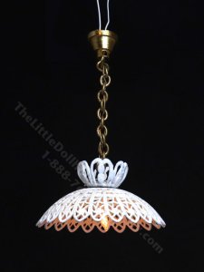 (image for) Miniature Lace Pendant Ceiling Light for Dollhouses