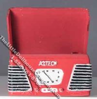 (image for) Dollhouse Scale Model 1950s Red Turntable