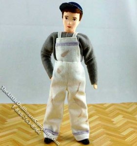 (image for) Painter Hans Flexible Man Doll by Erna Meyer for Dollhouses