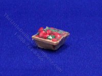 (image for) Miniature Quart of Strawberries for Dollhouses