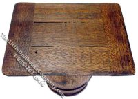 (image for) Miniature Square Topped Barrel Pub Table for Dollhouses