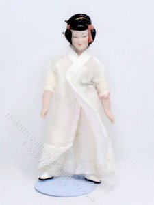 (image for) As-Is Partially Assembled Porcelain Japanese Woman Doll