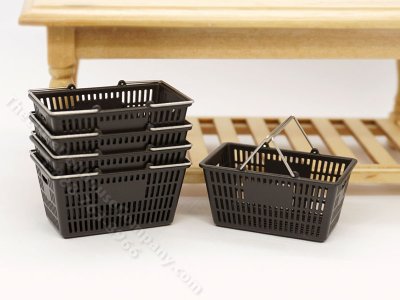 (image for) Miniature Shopping Basket for Dollhouses