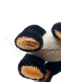 (image for) Miniature Signed Panda Bear Figurine for Dollhouses