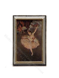 (image for) Miniature Framed Print of "The Star" by Edgar Degas 1:12 Scale