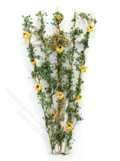 (image for) Miniature Rose Trellis for Dollhouses