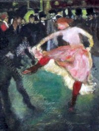 (image for) "At the Moulin Rouge the Dance" Replica by Larry Morganti
