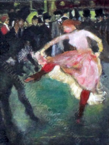 (image for) "At the Moulin Rouge the Dance" Replica by Larry Morganti