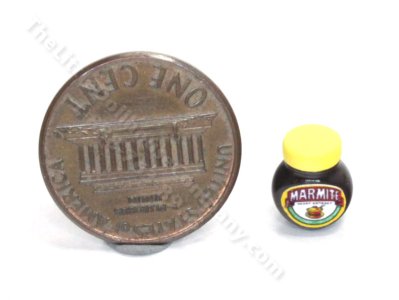 (image for) Dollhouse Scale Replica Jar of Marmite