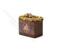 (image for) Vintage Miniature Holiday Crate of Bears for Dollhouses