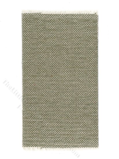 (image for) Miniature Grey/Green Woven Rug for Dollhouses