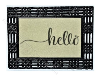 (image for) Miniature "Hello" Door Mat Set