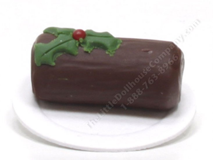 (image for) Miniature Chocolate Yule Log by Charlotte Willmott