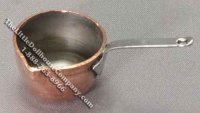(image for) Dollhouse Scale Model Copper Milk Pot