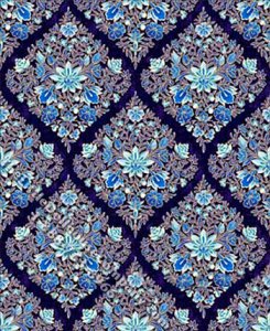 (image for) Holland Floral Pattern Miniature Wallpaper for Dollhouses