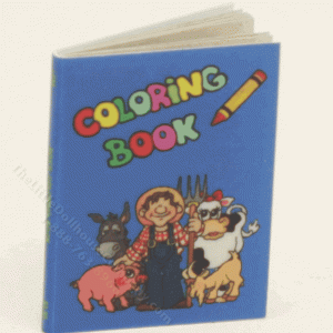 (image for) Miniature On The Farm Colouring Book
