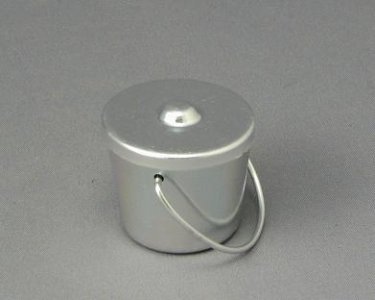 (image for) Miniature Metal Bucket with Lid