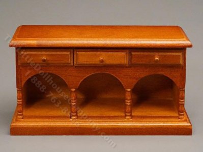 (image for) Dollhouse Scale Model Wooden Selling Counter