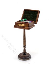 (image for) Miniature Victorian Sewing Box for Dollhouses
