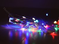 (image for) String of Mini Christmas Lights for Dollhouses, Colourful