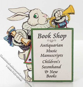 Miniature Children's Book Shop Sign for Dollhouses (image for) Miniature Children's Book Shop Sign for Dollhouses