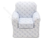 (image for) 1:24 Scale Miniature Sugar Squares Armchair for Dollhouses - Blue