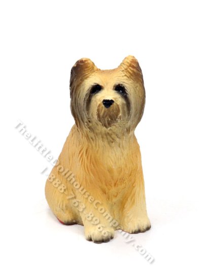 (image for) Miniature Briard Dog for Dollhouses