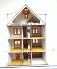 (image for) Half Scale Clarkson Craftsman Mansion Laser Cut Dollhouse Kit
