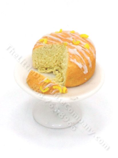 (image for) Miniature Lemon Drizzle Cake On Stand by Charlotte Willmott