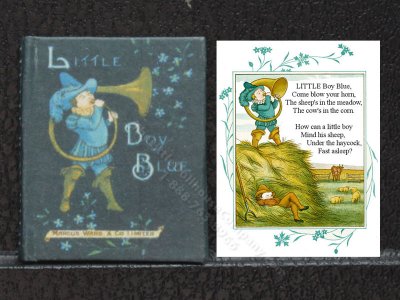 (image for) Miniature Book: 'Little Boy Blue'