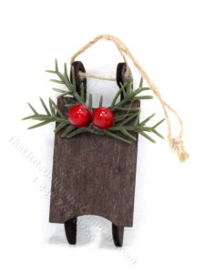 (image for) Miniature Sled Decoration for Dollhouses
