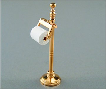 (image for) Brass Toilet Paper Stand