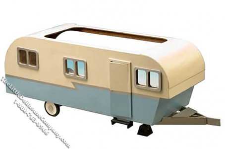 (image for) Miniature Greenleaf Trailer Kit for Dollhouses 9311