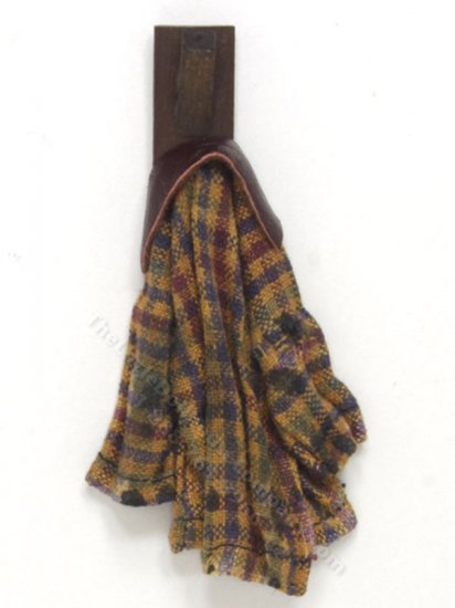 (image for) Miniature Yellow Plaid Shirt on Hook by Bette Jo Chudy