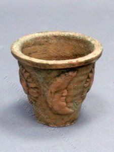 (image for) Miniature Sun and Moon Clay Pot for Dollhouses