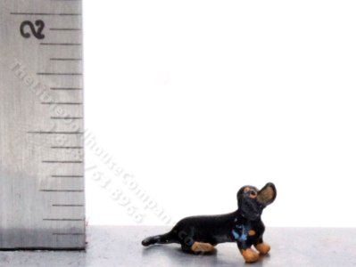 (image for) 1/144" Dachshund for Dollhouses