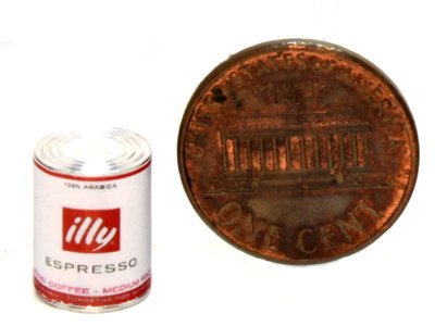 (image for) Miniature Illy Coffee Can