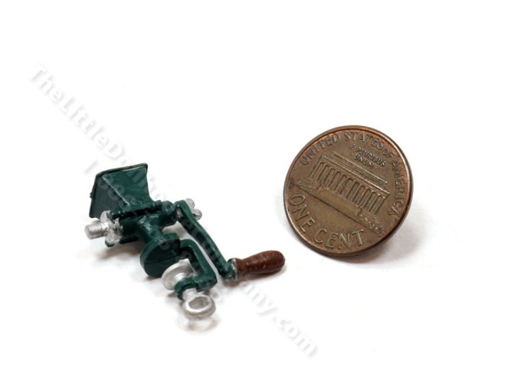 (image for) Miniature Metal Meat Grinder/Mincer for Dollhouses