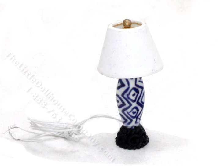 (image for) Miniature Ceramic Lamp for Dollhouses