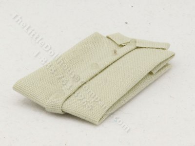 (image for) Miniature Folded Green Shirt for Dollhouses