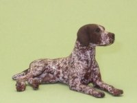 (image for) Miniature Laying German Short-Haired Pointer by Karl Blindheim