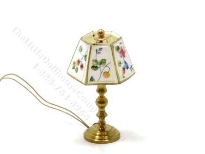 (image for) Miniature 12v Medium Table Lamp for Dollhouses - Fruit