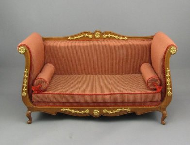 (image for) Dollhouse Miniature Daybed by Judith Blondell