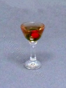 (image for) Miniature Cocktail with Fruit for Dollhouses