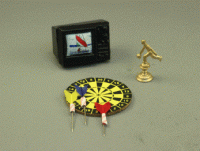 (image for) Dollhouse Miniature Sports/Game Room Accessories