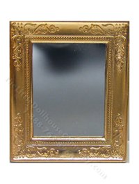 (image for) Miniature Metal Frame Mirror for Dollhouses