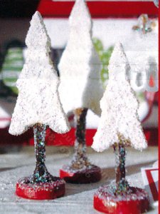 (image for) Miniature Set of 12 trees & Candy Cane Sign Kit