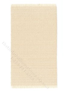 (image for) Miniature Cream Woven Rug for Dollhouses